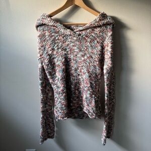 Y2K Maurice’s Hooded Knit Sweater